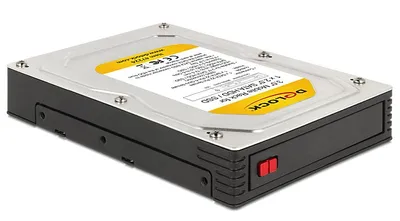 Produktbild von Delock 3.5" Mobile Rack for 1 x 2.5" SATA HDD / SSD - Mobiles Speicher-Rack - 2.5" (6.4 cm)