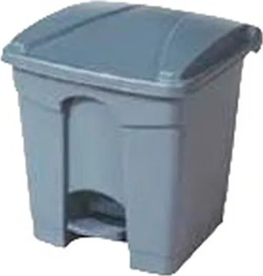 Obrázek produktu pro Odpadkový koš šedý plastový obdélníkový 30 l