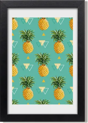 Produktbild von Bild 20x30 MDF-Rahmen, Wandkunst Ananas