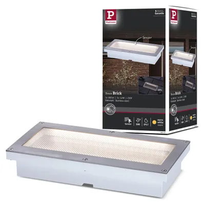 Productafbeelding van Paulmann LED inbouwspot Brick, met schemersensor en bewegingsmelder (IR)