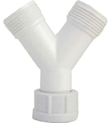 Zdjęcie produktu dla Trójnik do węża odpływowego pralki 3/4" x 3/4" x 3/4"