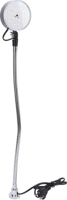 Obrázok produktu pre LED svetlo pre stroje 15 W s 50 cm flexibilným magnetickým husím krkom Magnetická základňa Obchodná lampa na sústruh Pracovný stôl Kanalizácia Priemyselná zástrčka EÚ