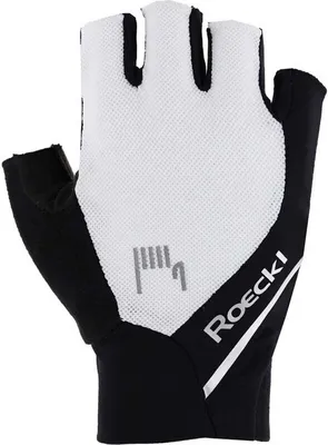 Zdjęcie produktu dla Rękawiczki rowerowe Roeckl Ivory 2, kolor: biały/czarny, rozmiar: 9,0