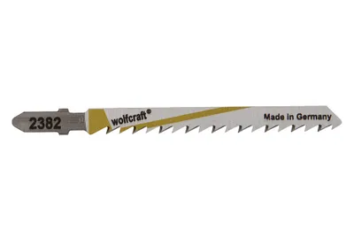 Obrázek produktu pro wolfcraft GmbH 2382000, List pro přímočarou pilu, MDF, Plast, Překližka, Měkké dřevo, Překližka s dřevěným jádrem, Vysokouhlíková ocel, 7,5 cm, 4 mm, 10 cm