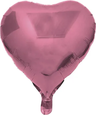 Obrázek produktu pro Folienballon Herz, rosa, ca. 45 cm