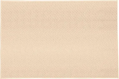 Produktbild von Kleine Wolke Badteppich ZIGZAG Sandbeige 70 x 120 cm
