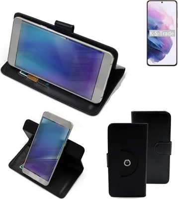Produktbild von K-S-Trade® Case Schutzhülle Handyhülle kompatibel mit Samsung Galaxy S21+ 5G SD888 Flipcase Smartphone Cover Handy Schutz Tasche Klapphülle