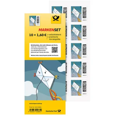 Produktbild von Deutsche Post 1,60 € Briefmarken Briefdrachen selbstklebend 10 St.