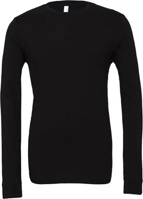 Produktbild von Canvas 3501 | Herren Jersey Long Sleeve Tee,ringgesponnene Baumwolle - Farbe: Black - Größe: M