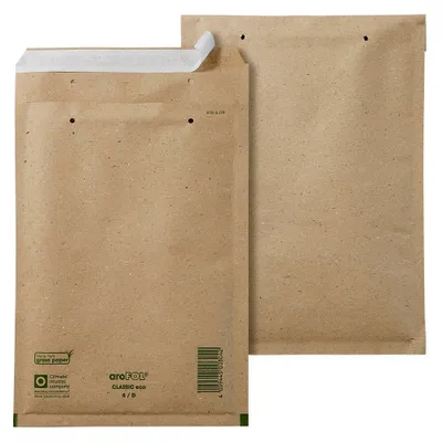 Produktbild von aroFOL® CLASSIC Luftpolstertaschen eco 4/D braun für DIN B5, 329353 100 St.
