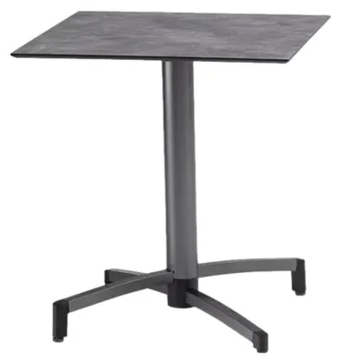 Produktbild von Kettler TUBE Balkon Gastrotisch Alu Klapptisch 80x80 cm Schiefer Anthrazit