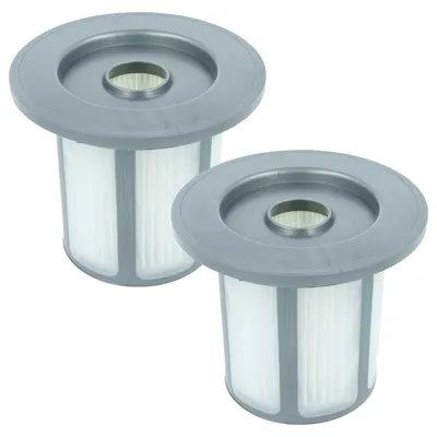 Produktbild von vhbw 2 Faltenfilter kompatibel mit Bosch BCS61PE2AU01, BCS61PE2AU02, BCS61PE2AU03, BCS61PE2AU04, BCS611P4A08 Staubsauger - Patronenfilter Grau Weiß