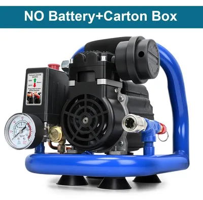 Produktbild von Elektrischer Luftkompressor - Tragbarer Kompressor 1,5 l - 8 bar 120 psi - Ölfrei - Handgerät für 18V Akkus - Ohne Akku und Stecker