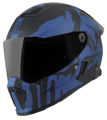 Produktbild von Bogotto Rapto Demon Helm, blau matt, L (59/60)