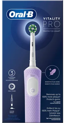 Produktbild von Braun Oral-B Vitality Pro D103 Hangable Box Lilac Violet Elektrische Zahnbürste