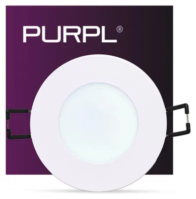 Productafbeelding van LED inbouwspots | 3W | Ø85mm | Koelwit 6000K | IP40 | Rond | Wit