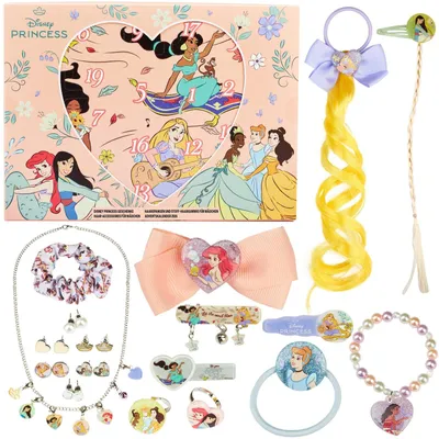 Obrázek produktu pro Adventní Kalendář Disney Princezny 2026 Děti Dívky Kouzelný Adventní Kalendář Růžový
