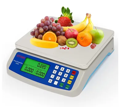 Digitale Küchenwaage 30 kg, LCD-Display, Tara, Stückzählung