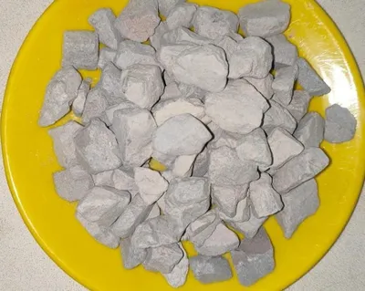 Tonklei kleine Stücke, 200 g, grau, natürlich