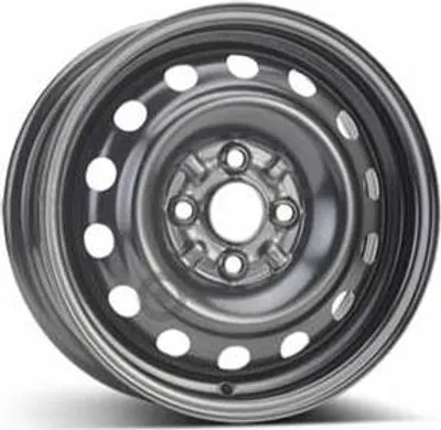 Productafbeelding van 14-inch stalen velg ALCAR, 14" x 5.5", 4x100 steek, ET45, 54.00mm naafdiameter, zwarte velg