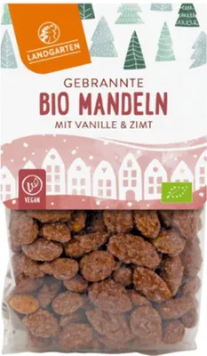 Produktbild von Landgarten Bio gebrannte Mandeln 150g
