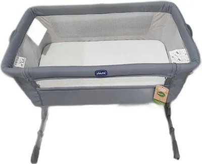 Image de Chicco Next2MeEssential Lit bébé Cododo Stone Berceau Matelas latéral Couchage