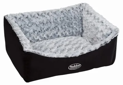Produktbild von Nobby Komfortbett Arusha eckig schwarz