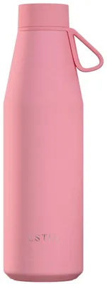 Produktbild von ESTIA Wasserflasche Thermosflasche 500 ml Isolierflasche rosa aus Edelstahl Trinkflasche