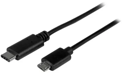 Obrázek produktu pro StarTech.com USB2CUB50CM, 0,5 m, USB C, Micro-USB B, USB 2.0, 0,48 Gbit/s, Černá