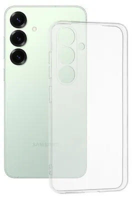 Produktbild von Techsuit Clear Silikon Back Cover Hülle für Samsung Galaxy S25 Plus - Transparent