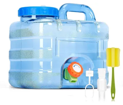 Produktbild von Wasserkanister mit Hahn und Schraubdeckel 7.5L BPA-frei Trinkwasserbehälter mit Griff