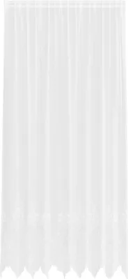 Produktbild von vidaXL Spitzenvorhang Weiß 280 x 200 cm Polyester