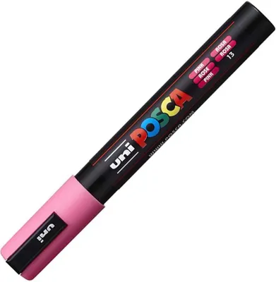 Obrázok produktu pre Marker POSCA PC-5M ružový (6 kusov)