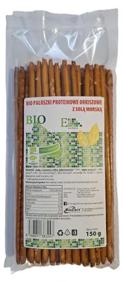 PALUSZKI PROTEINOWE ORKISZOWE PEŁNOZIARNISTE SOLONE BIO 150 g - ENVOY