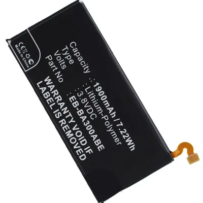 Produktbild von EB-BA300ABE Ersatz-Akku für Samsung Galaxy A3 3,8 Volt 1900mAh