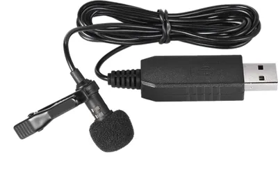 Produktbild von 150cm tragbare Mini-Klemme-on Omnidirektionale Stereo-USB-Mikrofon fuer PC Computer