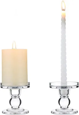 Produktbild von Dekorationskristall – Set aus 2 Stück – 8 cm – Glas
