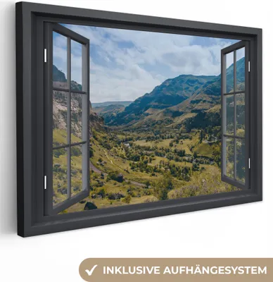 Obrázok produktu pre OneMillionCanvasses® - Plátno - 140x90 cm, Pohľad - Hory - Príroda, Nástenná umelecká dekorácia