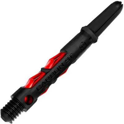 Produktbild von Harrows - Dart-Schäfte "Carbon ST 2BA", Kurz MR78412 (Einheitsgröße) (Schwarz/Rot)