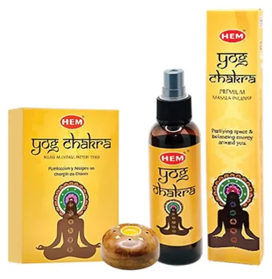 Productafbeelding van Een geschenkset voor aromatherapie, bedoeld om de chakra's in balans te brengen - Yog Chakra