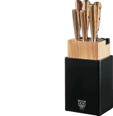 Produktbild von Küchenmesserblock JAKOB PORVOO 8-Teilig