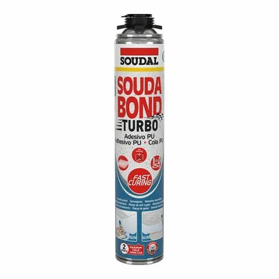 Produktbild von Schaum Soudal SoudaBond Turbo Polyurethan Pistole 750 ml