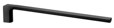 Image de Porte-serviettes Gedy PIRENEI fixe, 410 mm, noir mat