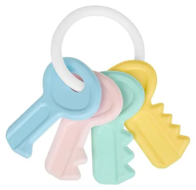 Imagen del producto de Sonajero para bebés en colores brillantes, apto desde 0 meses
