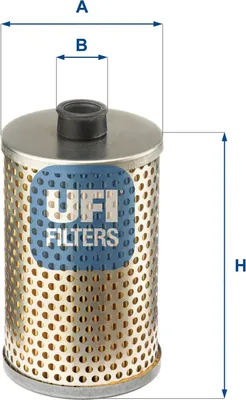 Produktbild von Kraftstofffilter UFI 26.645.00 Filtereinsatz