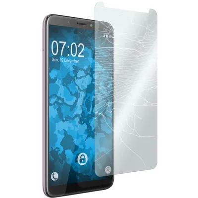 Produktbild von 2er-Pack PhoneNatic Glas-Folie klar  kompatibel mit HTC Desire 12 Plus - Panzerglas für Desire 12 Plus
