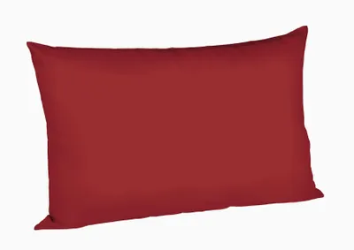 Productafbeelding van Liefdevolle kussensloop, interlock jersey, 40 x 60 cm, kleur: bordeauxrood, kussensloop gemaakt van 100% katoen, met een elegante glans, wasbaar op 60 graden