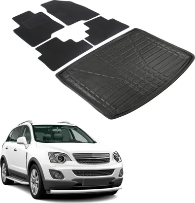 Image de Ensemble Tapis Velours Sur Mesure et Coffre TPE pour Opel Antara 2006-2010