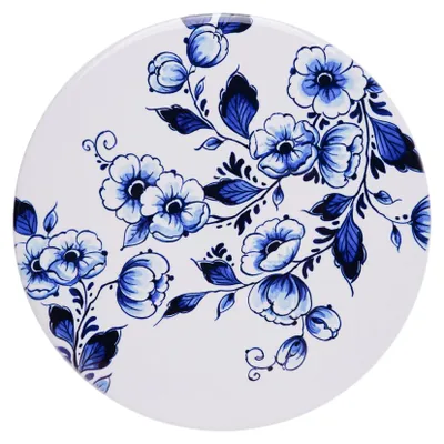 Heinen Delfts Blauw – Topfuntersetzer Blumen - Delfter Blau - 18 cm – Bild 1