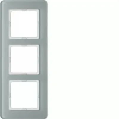 Produktbild von Berker 10136079, Weiß, Glas, Schraubenlos, Berker, Q.7, IP20